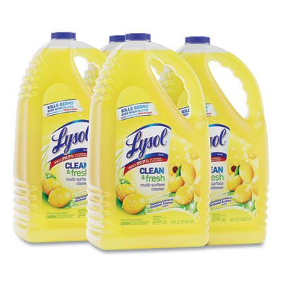 Lysol Lemon Breeze 144-OZ 4/cs