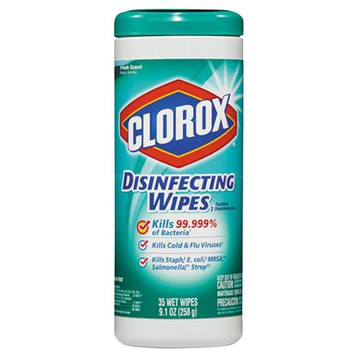 CLOROX DISINFECTANT WIPES 12/35 COUNT