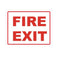 Fire Exit 10” x 12”