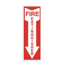 Fire Extinguisher Sign 4” x 12”