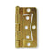 Non-Mortise Hinge (Pair) Brass Plated