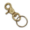 Trigger Snap Key Ring Solid Brass