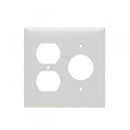 Combo Wall Plate Duplex/ Receptacle Plastic