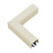 Wire Mold 90 Degree Flat Elbow Ivory