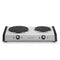Hot Plate Dual Burner 1500W Stainless Steel