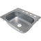 Kitchen Sink Stainless Steel 25” x 22” 4 Hole