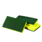 Green & Yellow Scrub Sponge 40/Cs