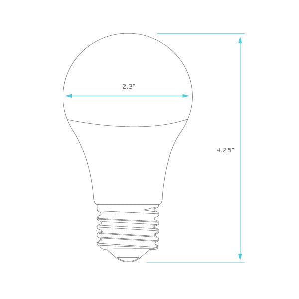 PS21431 :  LAMP – A SHAPE: A SERIES – A19 75W 3000K – SOFT WHITE