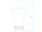 PS21461 :  LAMP – A SHAPE: A SERIES – A19 GU24 60W 3000K – SOFT WHITE