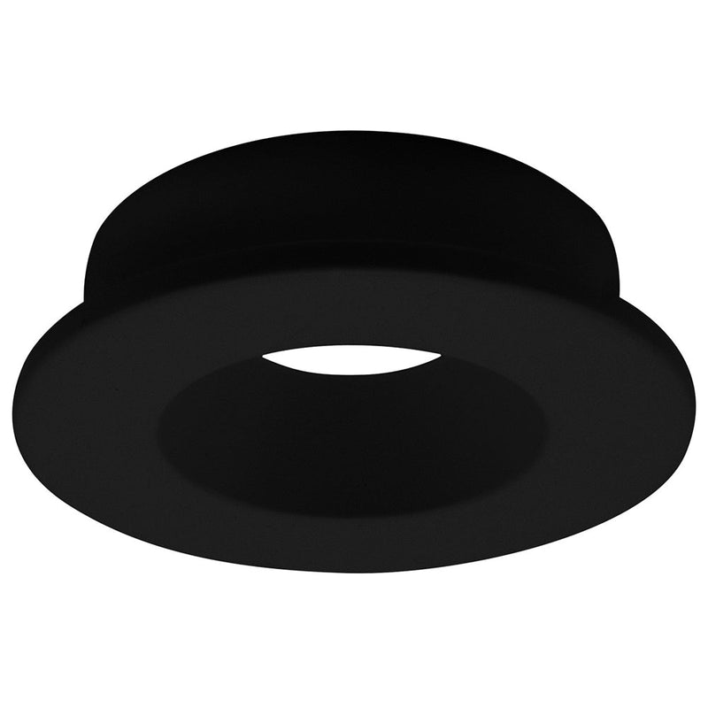 PS23461 :  SPOTLIGHT – CANLESS: 1” INTERCHANGEABLE TRIM REPLACEMENT BLACK ROUND