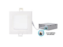 PS23747 :  SPOTLIGHT -CANLESS: RECESSED MINI FLAT PANEL – HIGH OUTPUT SQUARE 6"