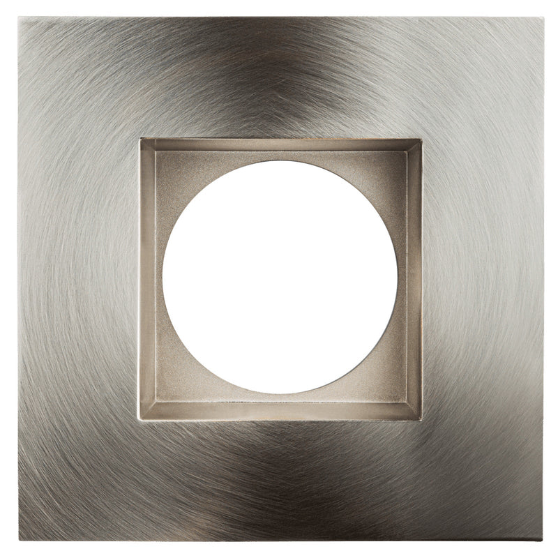 PS24964 :  SPOTLIGHT – CANLESS: SMOOTH & BAFFLED INTERCHANGEABLE TRIMS SQUARE BRUSHED NICKEL