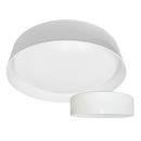 17" Decorative Flush Mount Interchangeable Canopy - Black/White Finish