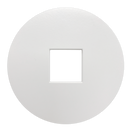 2" Regressed Interchangeable Canless Spotlight Round Square Hole Trim
