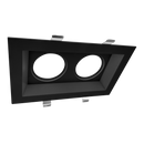 2" Regressed Plate - 2 Head