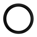 5" Slim Surface Mount Trim Black