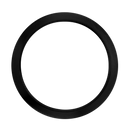 5" Slim Surface Mount Trim Black