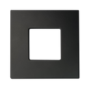 6" Mini Panel Square Trim Black for Canless Wafer Spotlight