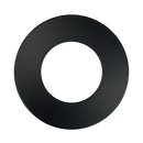 3" Mini Panel Round Trim Black for Canless Wafer Spotlight