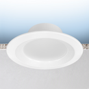 8" Commercial Downlight , Baffled, CCT & Wattage Selectable, Universal Voltage, Dual Dimming
