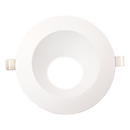 6" Round Wall Washer Trim Replacement - White Finish