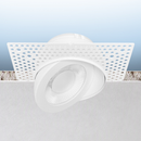 4" Floating Gimbal Push N' Lock Trimless Spotlight - CCT Selectable Dual Dimming/Universal Voltage