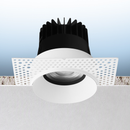 Regressed Trimless Push N' Lock Zoomable Spotlight - CCT Selectable Dual Dimming/Universal Voltage