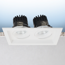 Omni2 - Two Head Regressed Multi-head Gimbal 5CCT Selectable - Dual Dimming/Universal Voltage