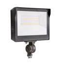 80W Universal Flood Light Knuckle & Trunion Mount - CCT & Wattage Selectable