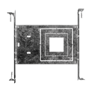 New Construction Mounting Plate 3 Sizes Square