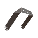 Adjustable Shoebox Light Yoke Mount