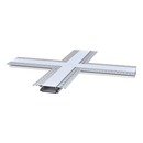 Recessed 1.45" Plaster-in X-connector