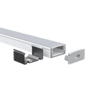 96" Surface Mount 0.48" Channel - Black Finish