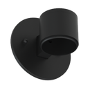 2.5" Cylinder System - 1-HEAD Wall Mount Black Finish