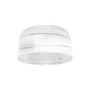 2.5" Cylinder System - 1" Solid Clear Snoot