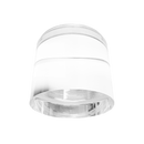 2.5" Cylinder System - 2" Solid Clear Snoot