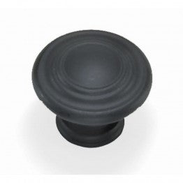 Cabinet Knob Nantucket 1-1/4" Matte Black