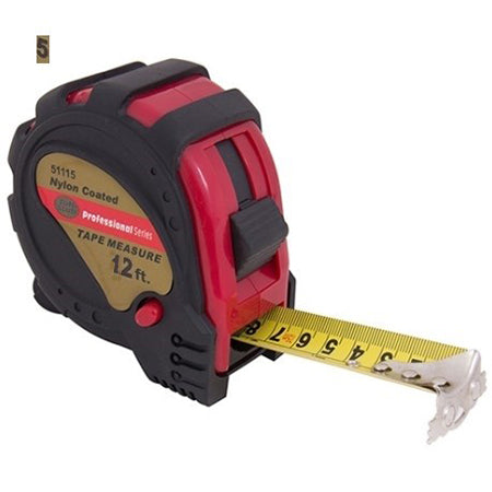 Tape Measure Tape Measure Rubber Grip w/ Release Button