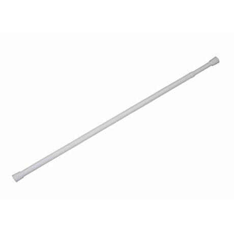 Tension Shower Bar White 36” - 63”