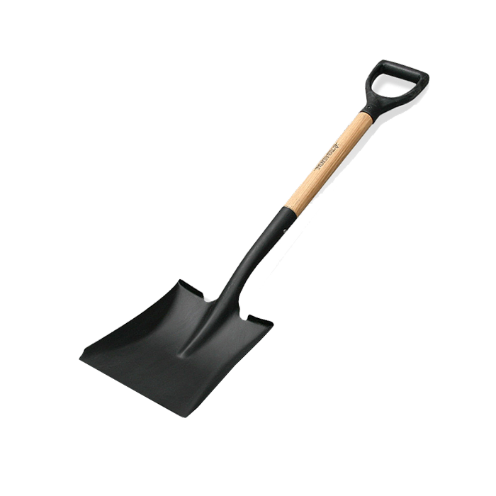 Square Point Shovel Wood Handle