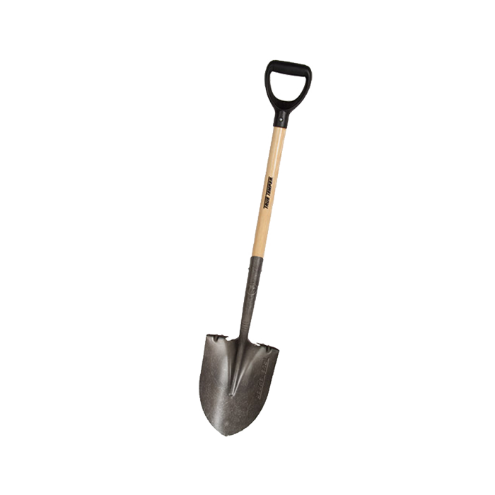 Round Point Shovel Wood Handle