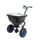 Ice Melt & Garden Broadcast Spreader Heavy Duty 100 Lb. Cap. (Rubber Wheels)